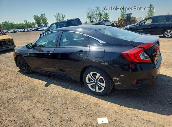 2HGFC2F57HH027432 2017 HONDA CIVIC Black Задня ліва чверть
