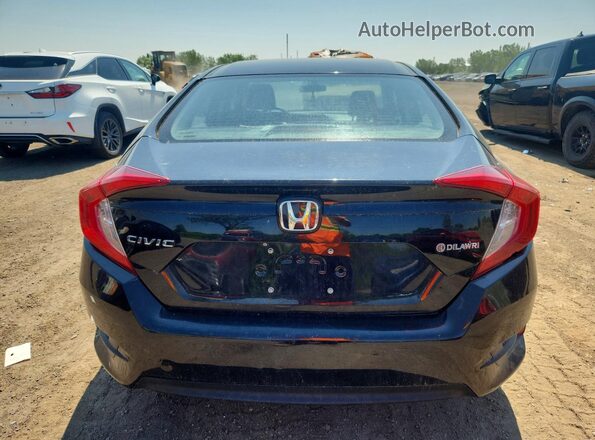 2HGFC2F57HH027432 2017 HONDA CIVIC Black Вид ззаду