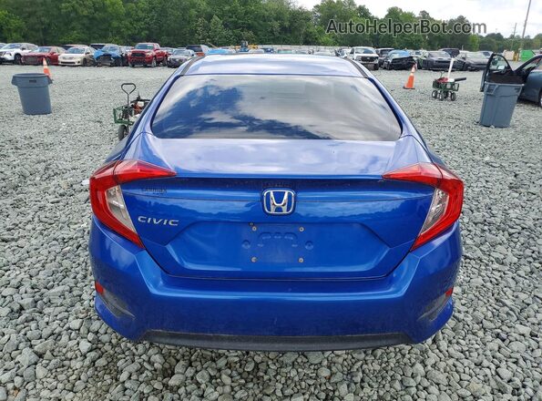 2HGFC2F57HH513187 2017 HONDA CIVIC Blue Вид ззаду