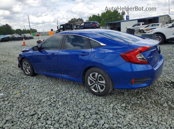 2HGFC2F57HH513187 2017 HONDA CIVIC Blue Задня ліва чверть