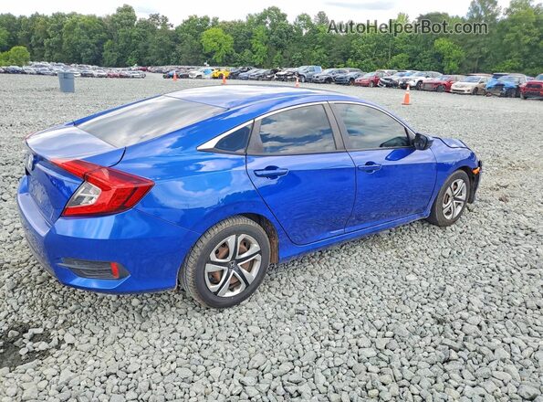 2HGFC2F57HH513187 2017 HONDA CIVIC Blue Задня права чверть