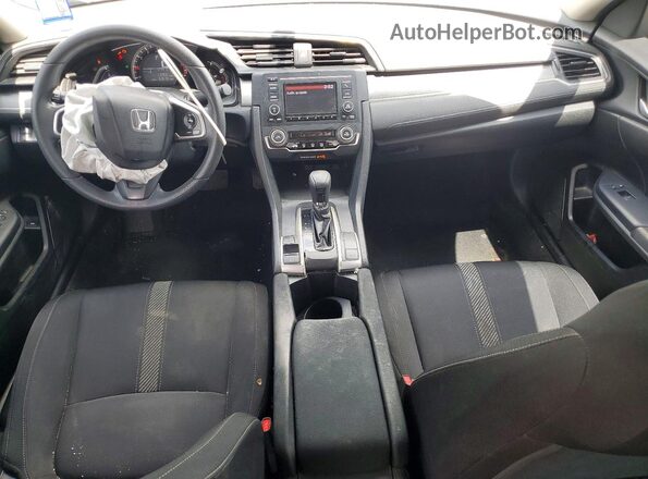 2HGFC2F57HH513187 2017 HONDA CIVIC Blue Вид панелі приладів
