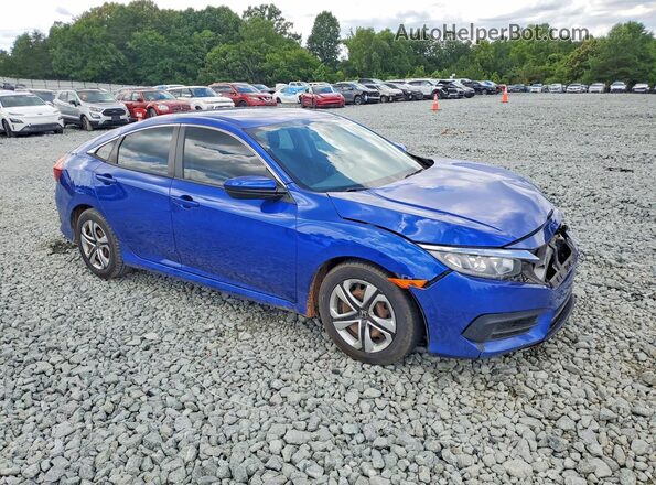 2HGFC2F57HH513187 2017 HONDA CIVIC Blue Передня права чверть