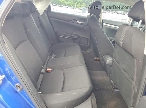 2HGFC2F57HH513187 2017 HONDA CIVIC Blue Вид задніх сидінь