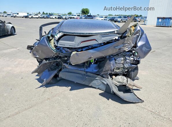 2HGFC2F57HH555746 2017 HONDA CIVIC Charcoal Vista trasera