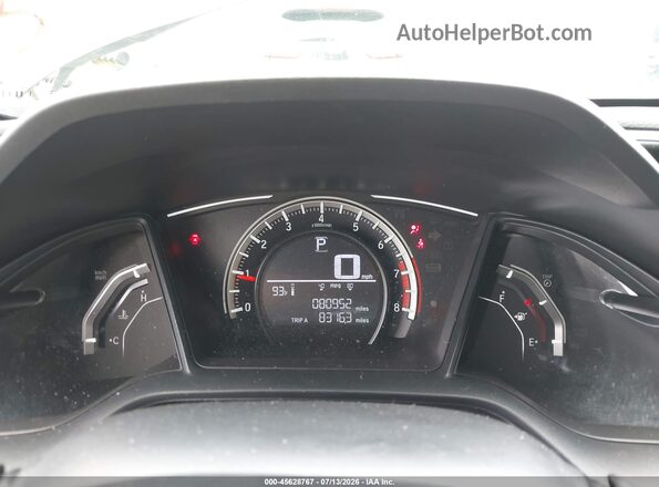 2HGFC2F57HH564334 2017 HONDA CIVIC Серый Вид задних сидений