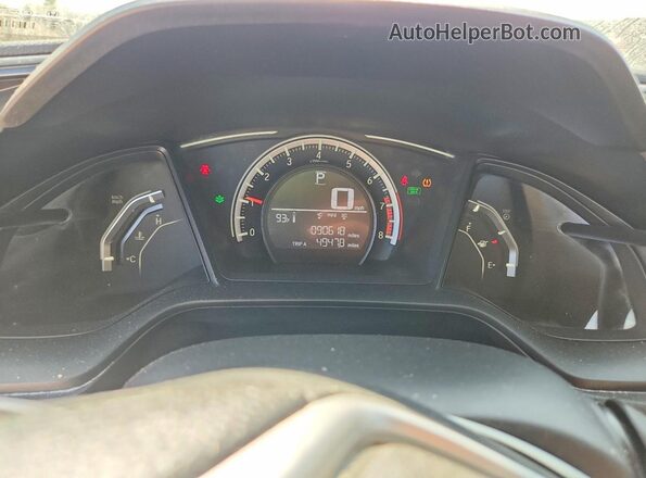 2HGFC2F57HH574247 2017 HONDA CIVIC Белый Вид щитка приборов