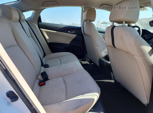 2HGFC2F57HH574247 2017 HONDA CIVIC Белый Вид задних сидений