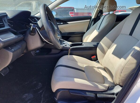 2HGFC2F57HH574247 2017 HONDA CIVIC Белый Вид салона спереди