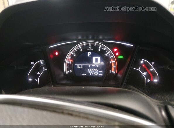 2HGFC2F57JH504348 2018 HONDA CIVIC Black Vista de los asientos traseros