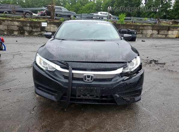 2HGFC2F57JH525717 2018 HONDA CIVIC Black Widok z przodu