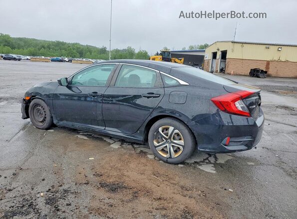 2HGFC2F57JH525717 2018 HONDA CIVIC Black Tył lewy