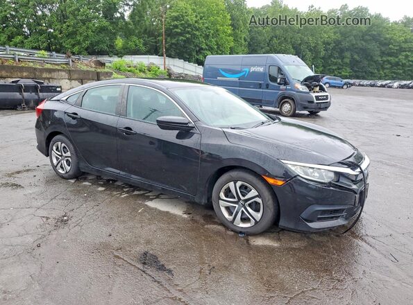 2HGFC2F57JH525717 2018 HONDA CIVIC Black Przód prawy