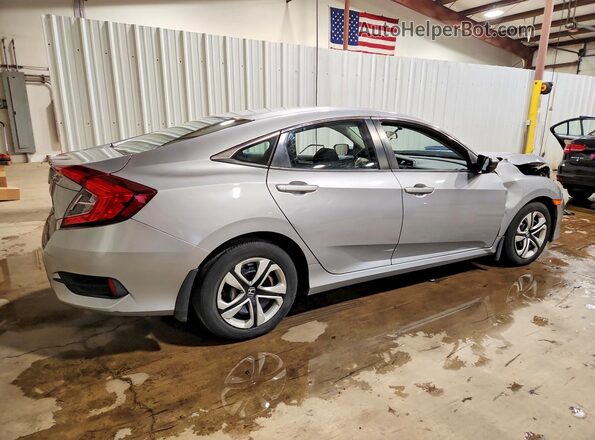 2HGFC2F57JH533171 2018 HONDA CIVIC Silver Rear right