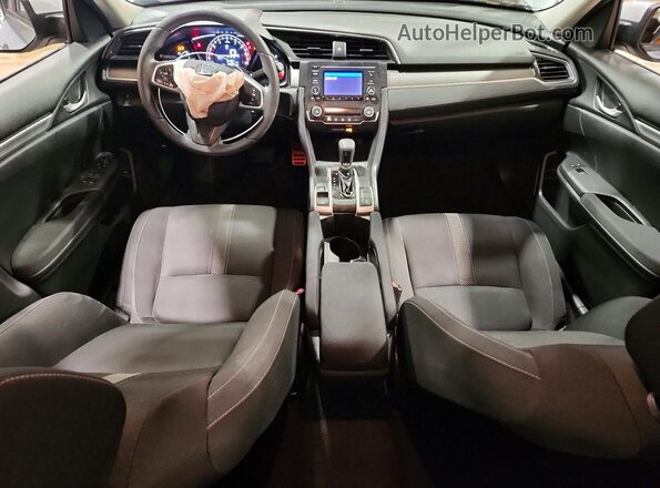 2HGFC2F57JH533171 2018 HONDA CIVIC Silver Dashboard view
