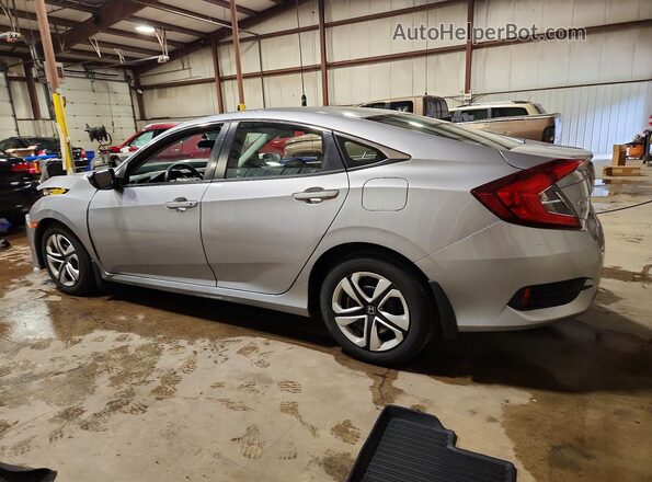 2HGFC2F57JH533171 2018 HONDA CIVIC Silver Rear left