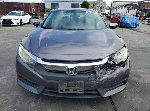 2HGFC2F57JH547927 2018 HONDA CIVIC Gray Դիմացի տեսք