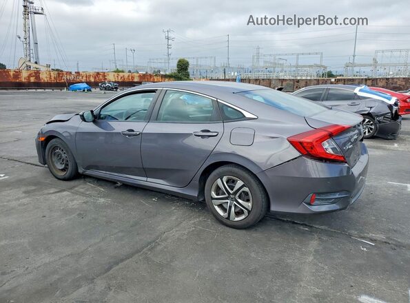 2HGFC2F57JH547927 2018 HONDA CIVIC Gray Հետևի ձախ