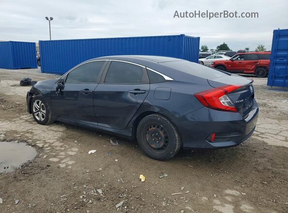 2HGFC2F57JH548527 2018 HONDA CIVIC Charcoal Trasero izquierdo