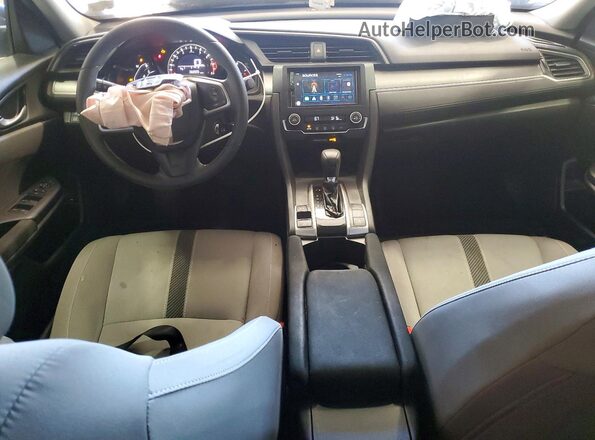 2HGFC2F57JH550780 2018 HONDA CIVIC Charcoal წინა პანელის ხედი