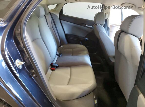 2HGFC2F57JH550780 2018 HONDA CIVIC Charcoal უკანა სავარძლების ხედი