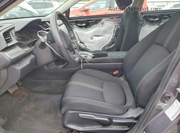 2HGFC2F57JH560614 2018 HONDA CIVIC Gray Вид салону спереду
