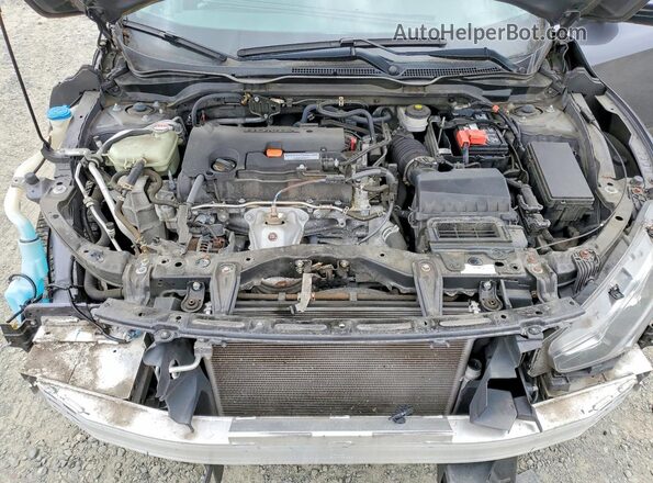 2HGFC2F57JH560614 2018 HONDA CIVIC Gray Вид задньої частини салону