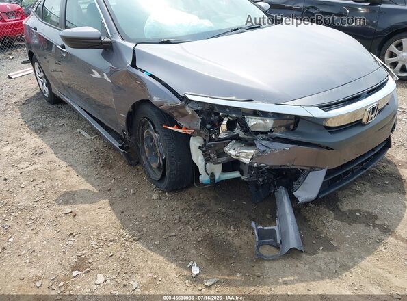 2HGFC2F57JH571287 2018 HONDA CIVIC Gray Vista frontal