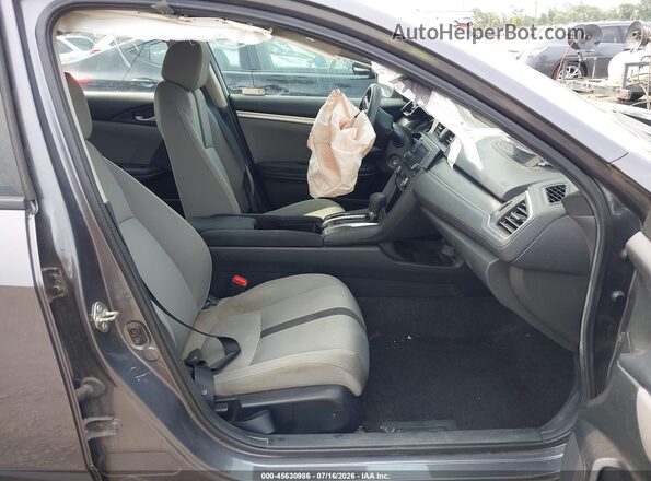 2HGFC2F57JH571287 2018 HONDA CIVIC Gray Vista interior delantera