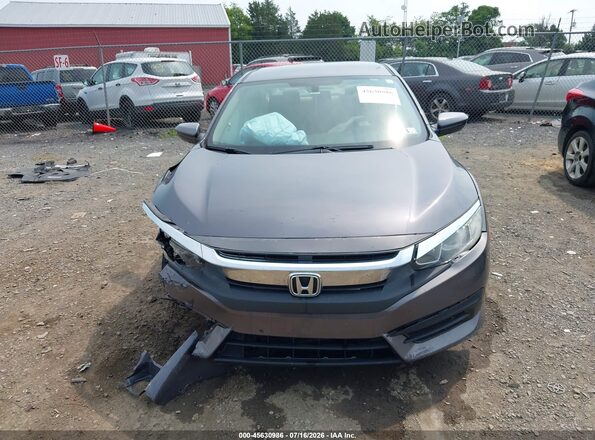 2HGFC2F57JH571287 2018 HONDA CIVIC Gray Vista del cuadro de instrumentos