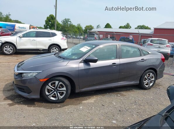 2HGFC2F57JH571287 2018 HONDA CIVIC Gray Vista interior de 360 grados