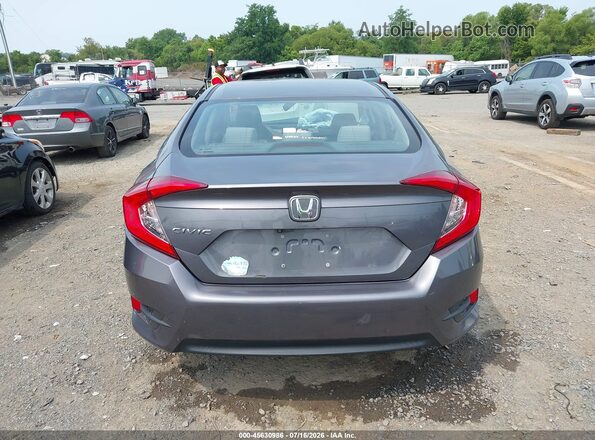 2HGFC2F57JH571287 2018 HONDA CIVIC Gray 