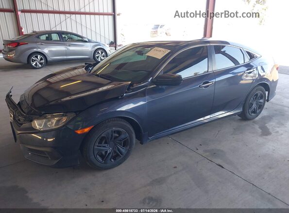 2HGFC2F57JH573041 2018 HONDA CIVIC Blue Передня ліва чверть