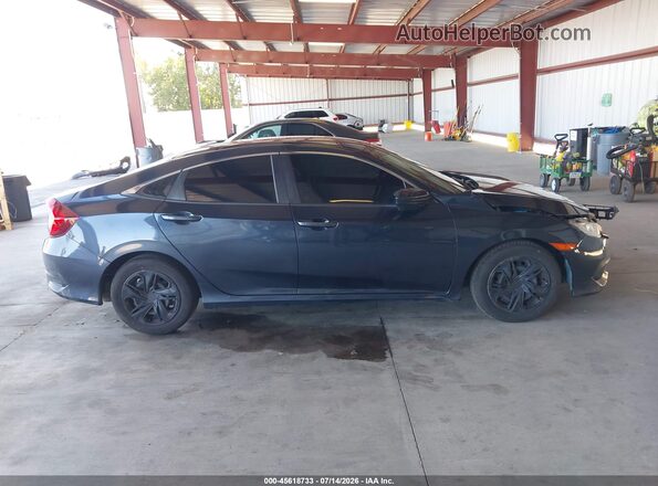 2HGFC2F57JH573041 2018 HONDA CIVIC Blue Вид задньої частини салону