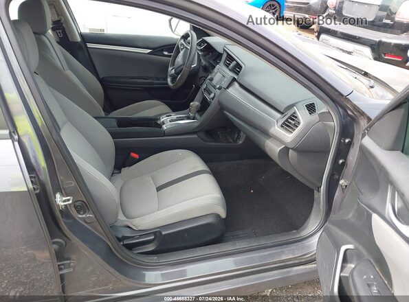 2HGFC2F57JH574075 2018 HONDA CIVIC Gray Front interior view