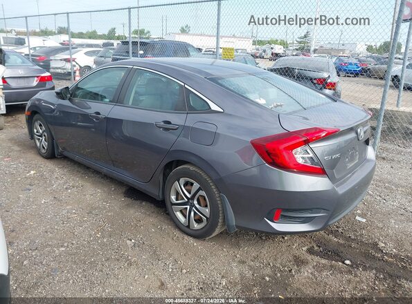 2HGFC2F57JH574075 2018 HONDA CIVIC Gray Rear left