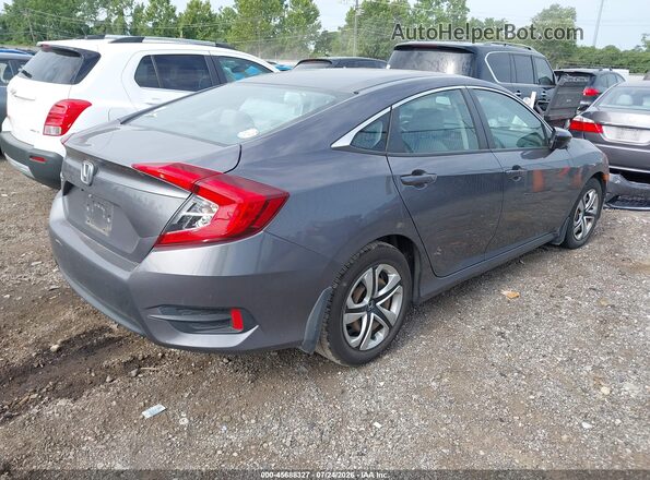 2HGFC2F57JH574075 2018 HONDA CIVIC Gray Rear right