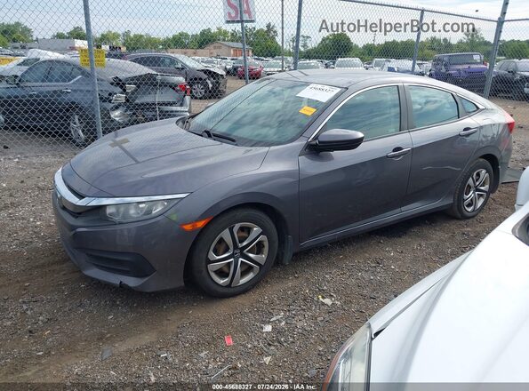 2HGFC2F57JH574075 2018 HONDA CIVIC Gray Front left