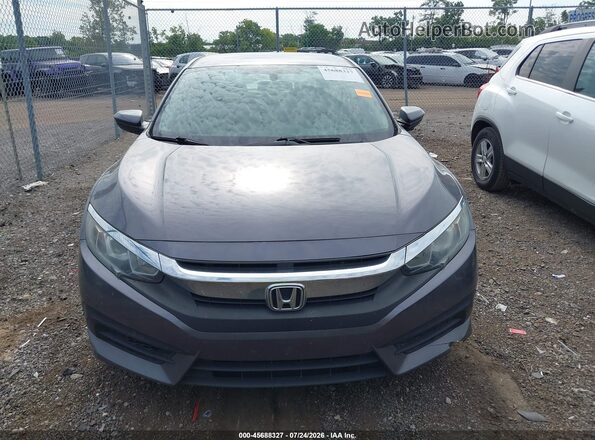 2HGFC2F57JH574075 2018 HONDA CIVIC Gray Instrument cluster view