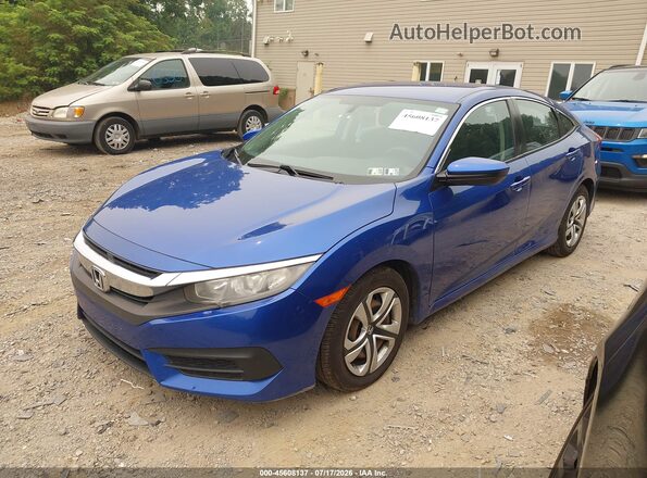 2HGFC2F57JH581348 2018 HONDA CIVIC Blue Front left