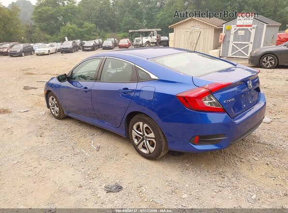 2HGFC2F57JH581348 2018 HONDA CIVIC Blue Rear left
