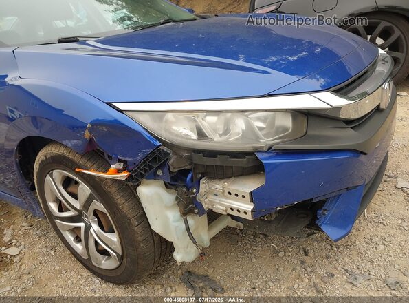 2HGFC2F57JH581348 2018 HONDA CIVIC Blue Front view