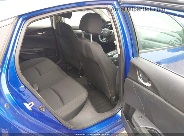 2HGFC2F57JH581348 2018 HONDA CIVIC Blue VIN sticker view