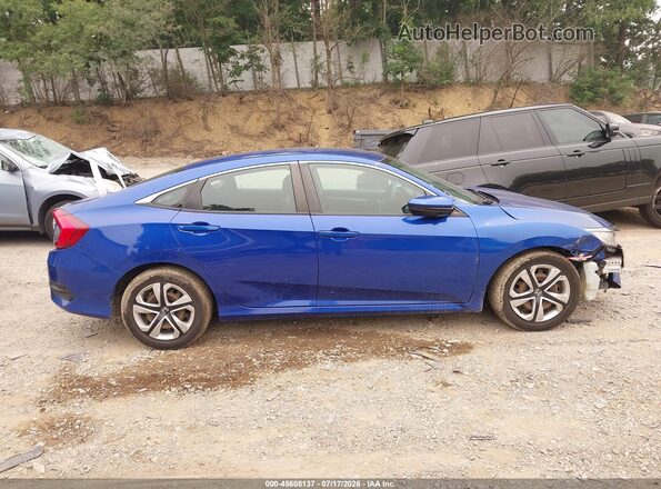 2HGFC2F57JH581348 2018 HONDA CIVIC Blue Rear interior view