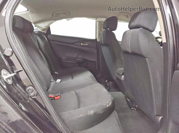 2HGFC2F57JH583584 2018 HONDA CIVIC Black Vista de los asientos traseros