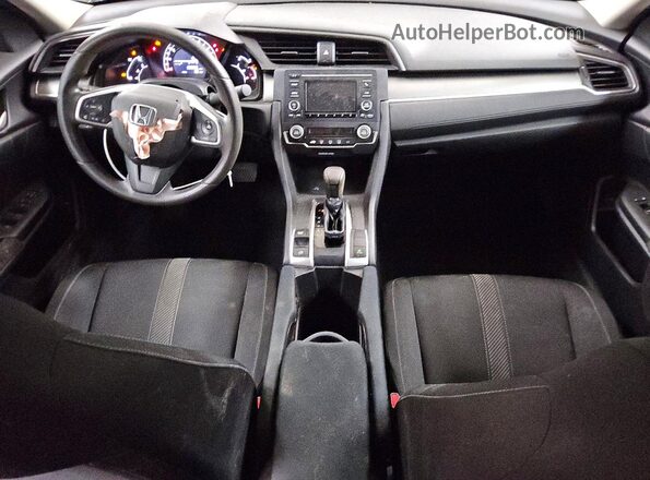 2HGFC2F57JH583584 2018 HONDA CIVIC Black Vista del salpicadero