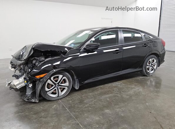 2HGFC2F57JH583584 2018 HONDA CIVIC Black Vista interior de 360 grados