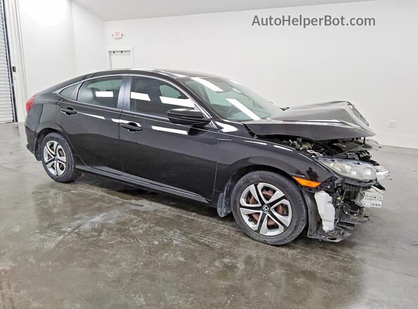 2HGFC2F57JH583584 2018 HONDA CIVIC Black Delantero derecho