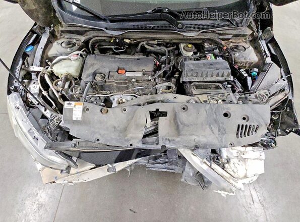 2HGFC2F57JH583584 2018 HONDA CIVIC Black Vista interior trasera
