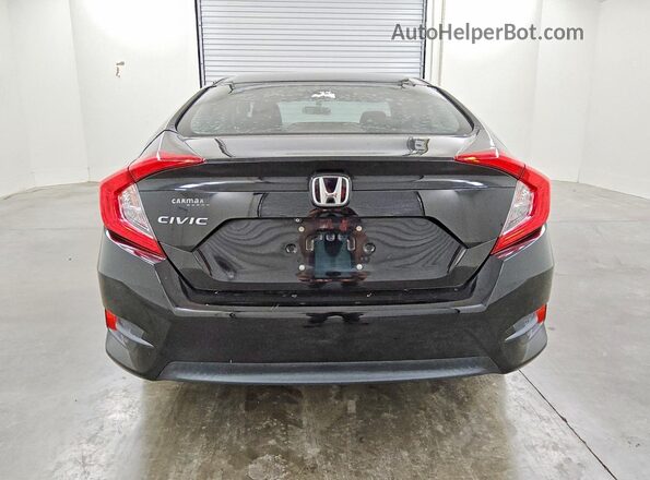 2HGFC2F57JH583584 2018 HONDA CIVIC Black Vista trasera